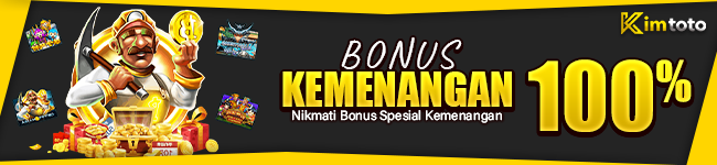 kimtoto bonus kemenangan 100%